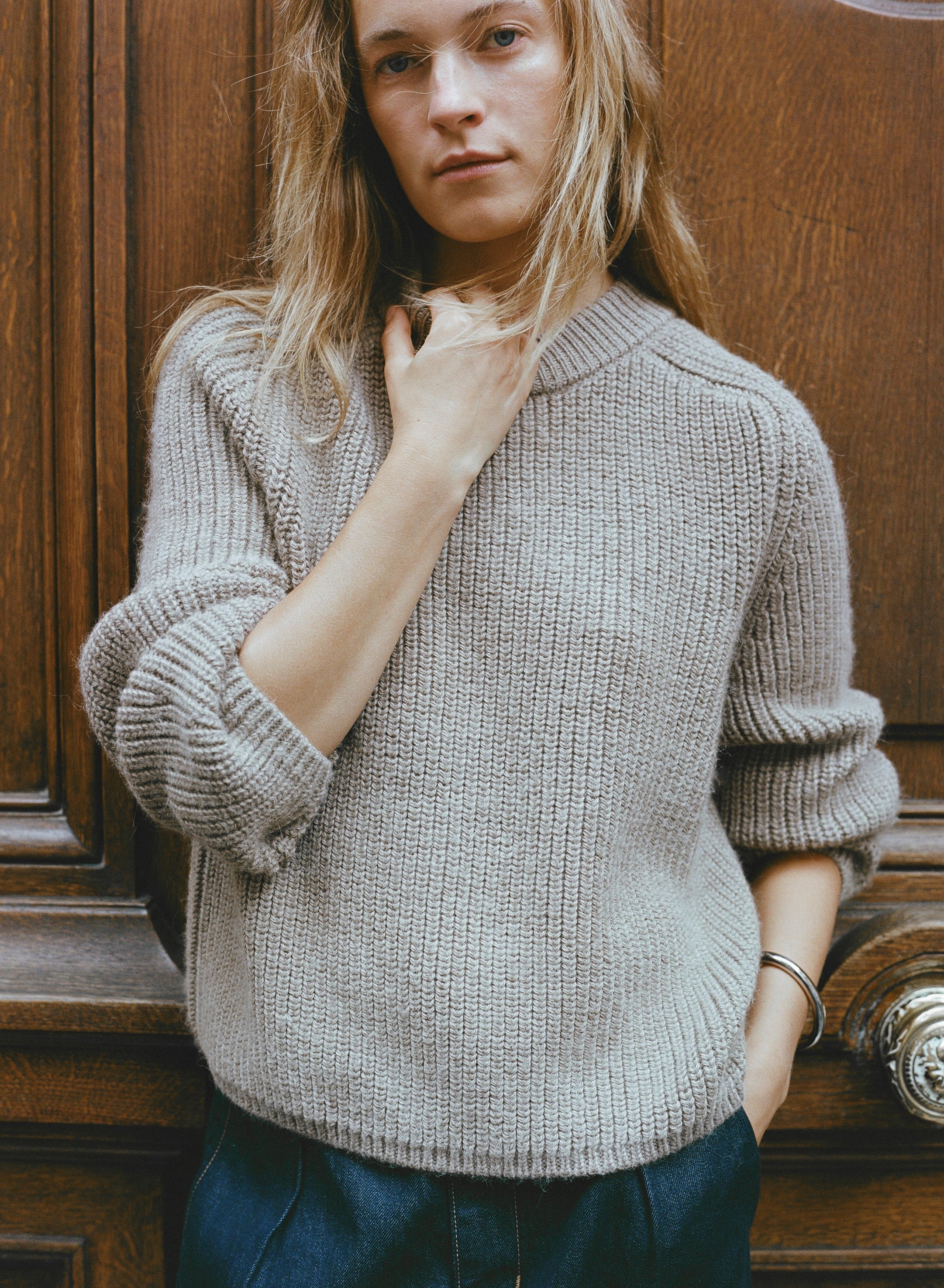 Elia Crew, Baby Alpaca, Brush