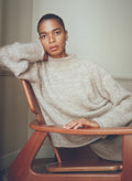 Lana Sweater, Suri Bouclé, Marled Ash