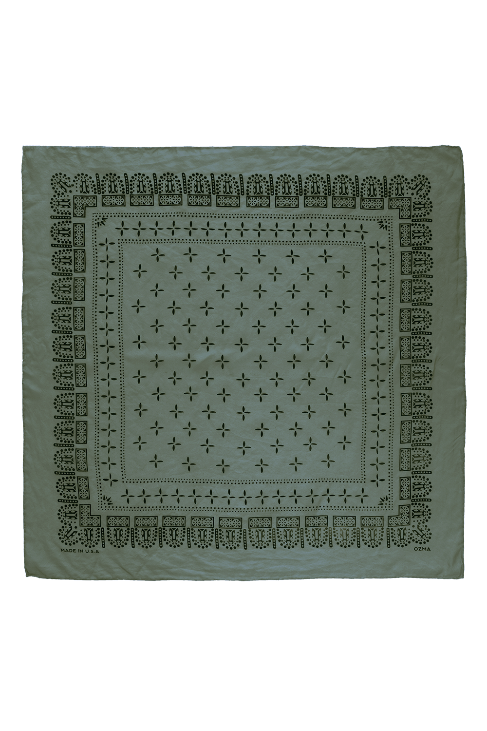 (Imperfect) 1930s Bandana, Regen Silk, Meadow