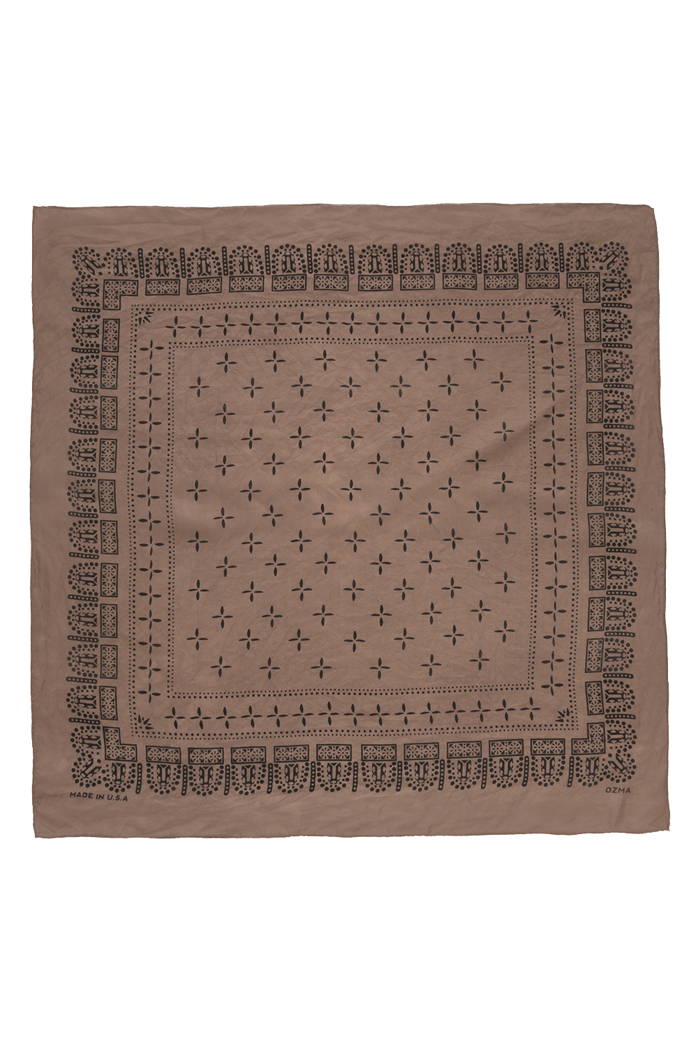 (Imperfect) 1930s Bandana, Regen Silk, Rosehip