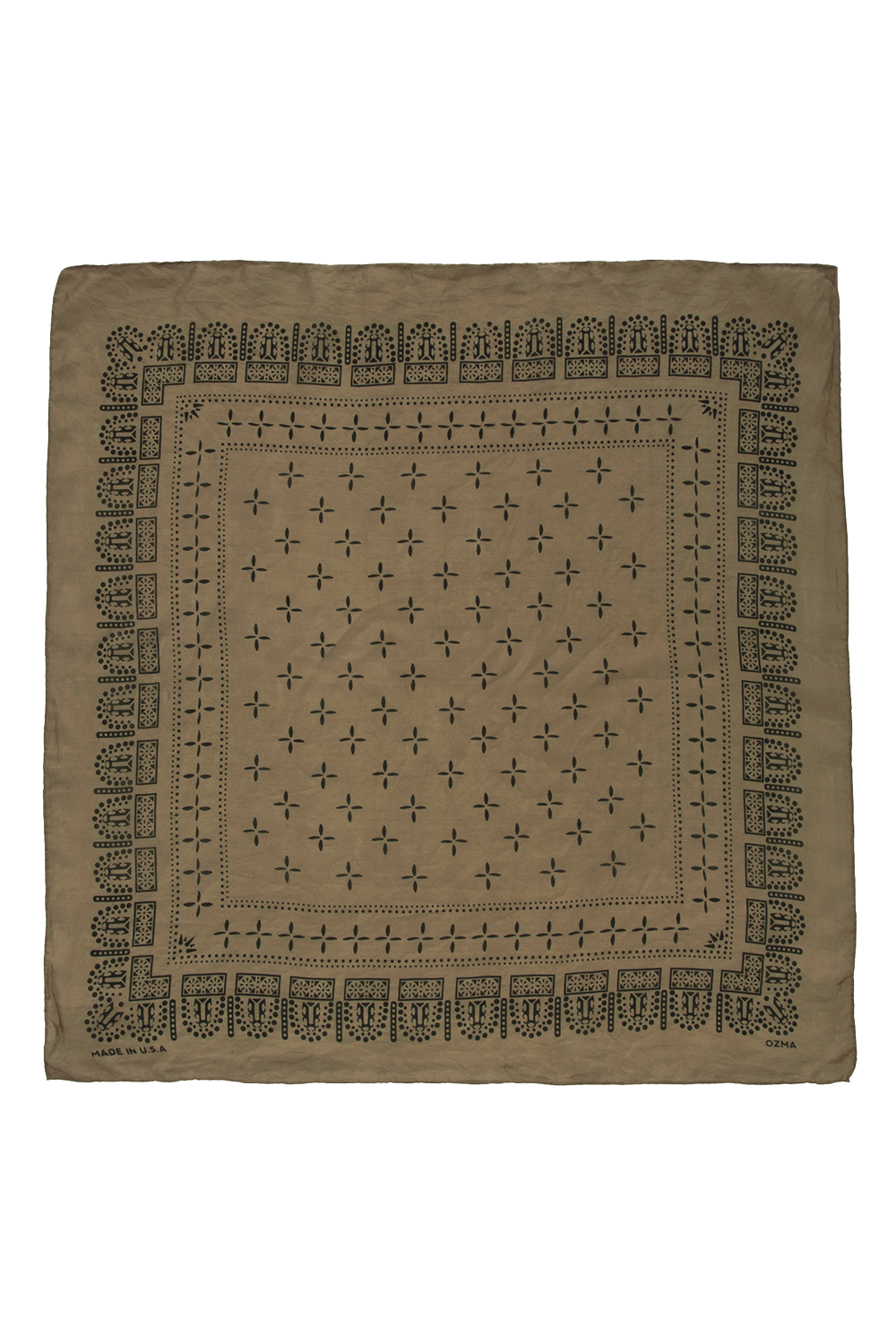 (Imperfect) 1930s Bandana, Regen Silk, Oak