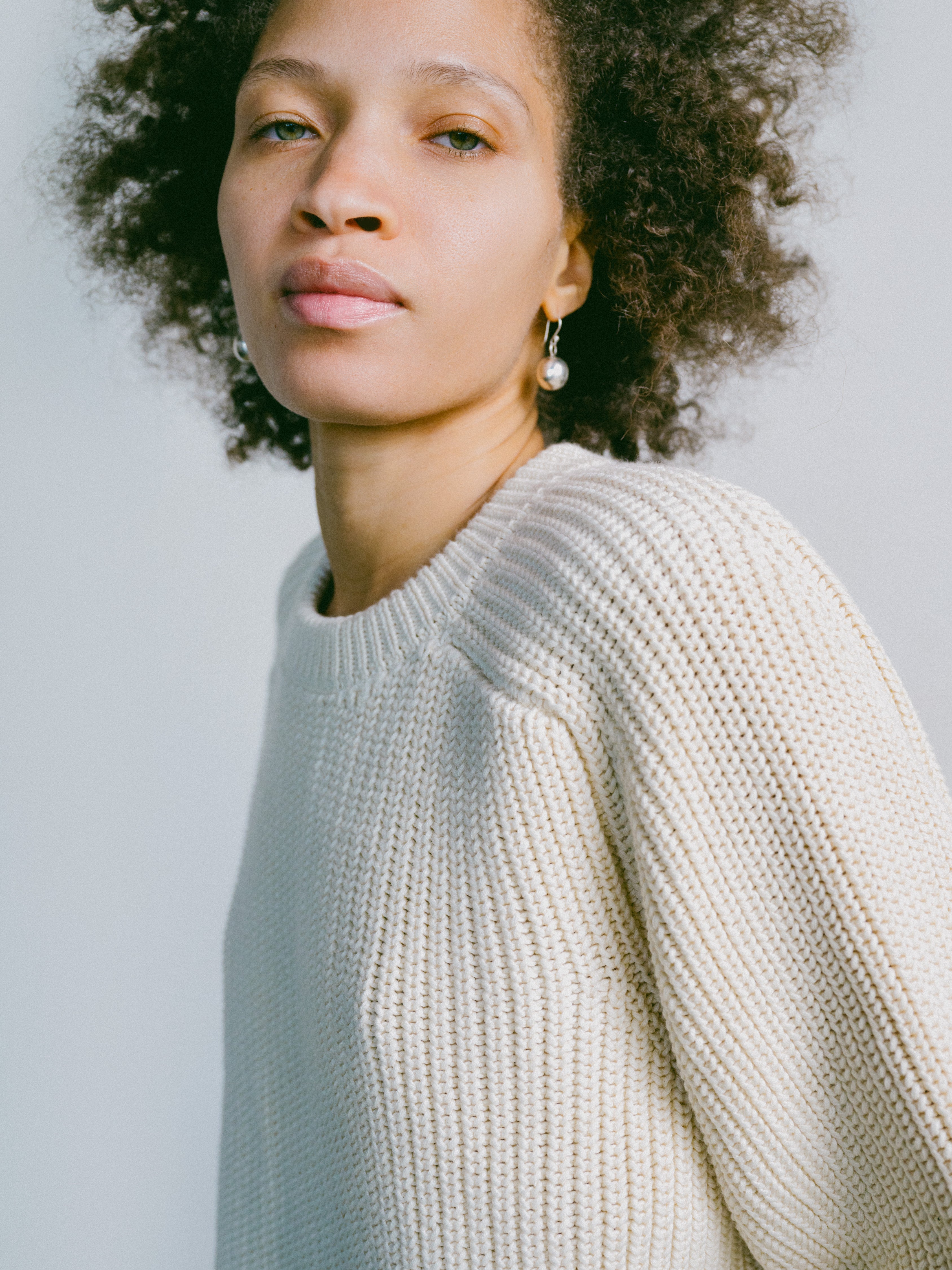 Elia Crew, Organic Cotton, Ecru