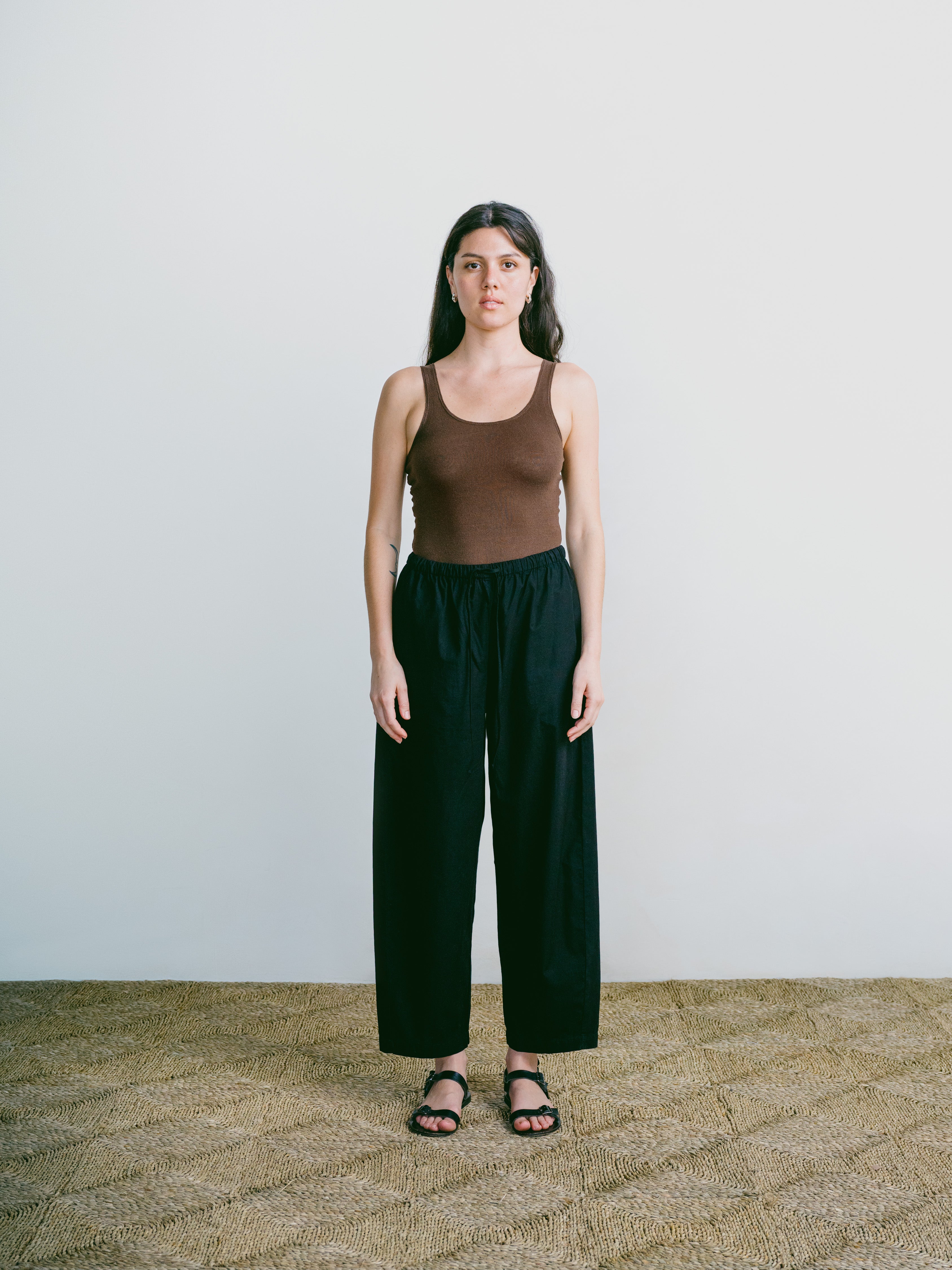 (Imperfect) All Day Pant, Organic Cotton Poplin, Black